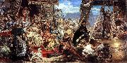 Jan Matejko Zawieszenie dzwonu Zygmunta na wiezy katedry w roku 1521 w Krakowie oil painting artist